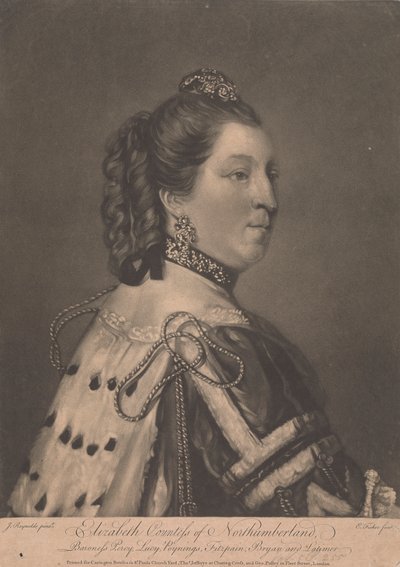 Elizabeth, Condessa de Northumberland de Edward Fisher
