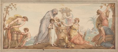 Alegoria de Outono de Edward Francis Burney