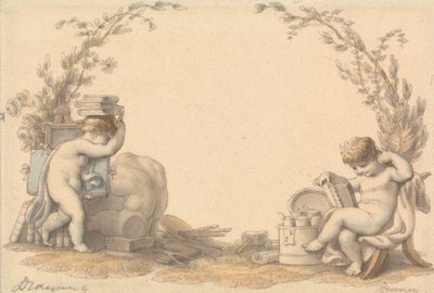 Alegoria do Desenho de Edward Francis Burney