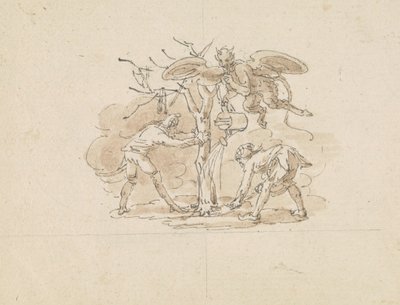 Tolos a plantar uma árvore de Edward Francis Burney