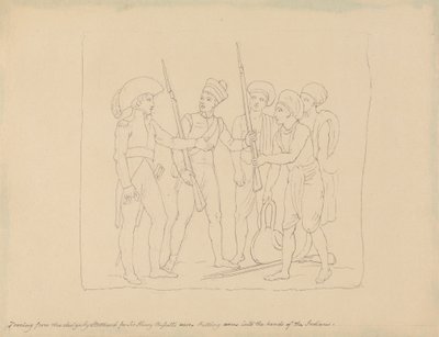 Colocar armas nas mãos dos índios de Edward Francis Burney