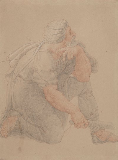 Estudo para o Magus de Edward Francis Burney