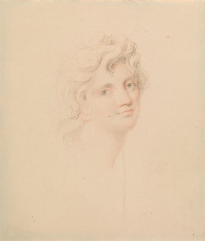 Estudo da Cabeça Feminina de Edward Francis Burney