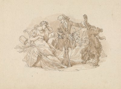 Cena teatral de Edward Francis Burney