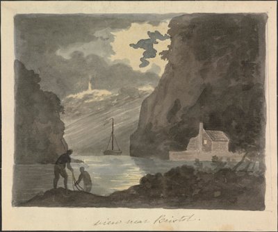 Vista perto de Bristol de Edward Francis Burney