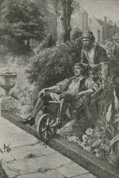 Pedro, o Grande, dá um pequeno passeio (litografia) de Edward Frederick Skinner