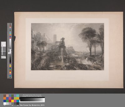 Palácio e Ponte de Calígula de Edward Goodall