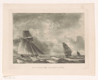 Frota britânica no mar
Seascapes (título da série) de Edward Hedges