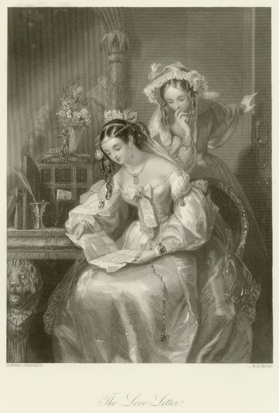 A carta de amor de Edward Henry Corbould