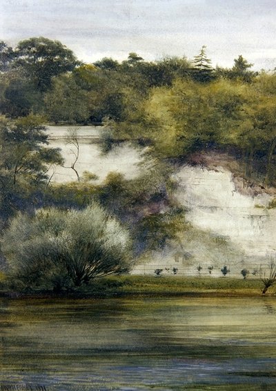 Junto ao Riverside de Edward Henry Fahey
