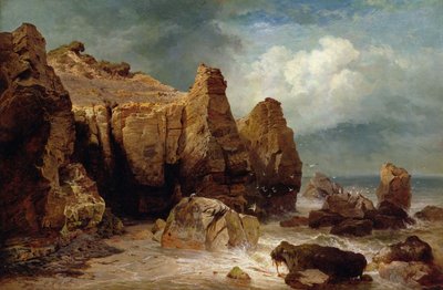 Na costa de Yorkshire de Edward Henry Holder