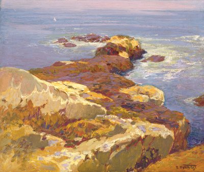 Rochas e Mar de Edward Henry Potthast