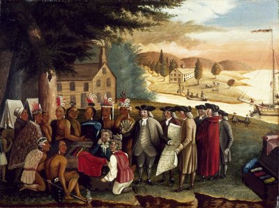 Tratado de Penn com os índios de Edward Hicks