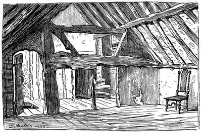 A história superior do local de nascimento de Shakespeares, Stratford-upon-Avon, 1885. de Edward Hull
