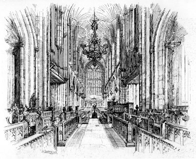 Abadia de Bath, Bath, Somerset, 1902-1903. de Edward J. Burrows