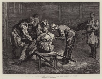 A guerra no Oriente, depois de Alexinatz, a Cruz Vermelha no Trabalho de Edward John Gregory