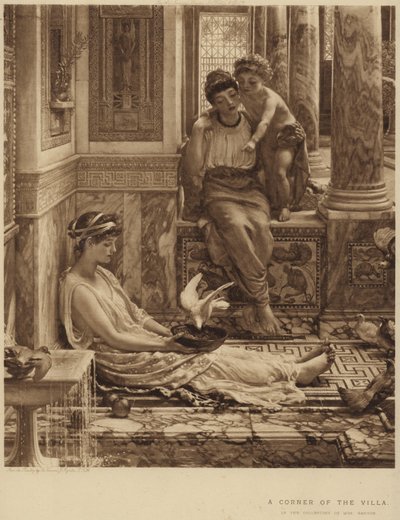 Um canto da villa de Edward John Poynter