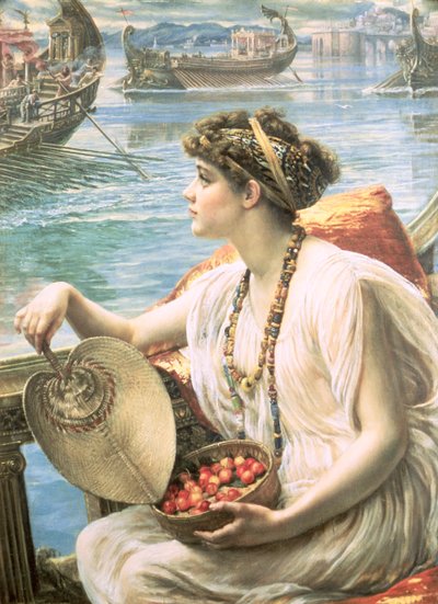 Uma corrida de barco romana de Edward John Poynter