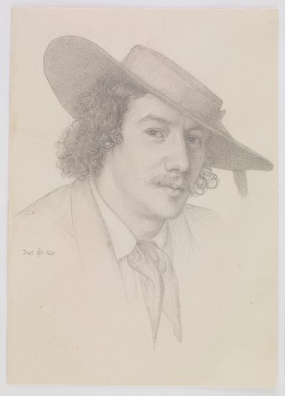 Retrato de Whistler, 1858. de Edward John Poynter