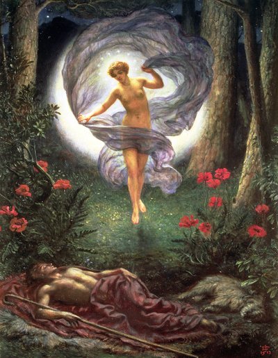 As Visões de Endymion de Edward John Poynter