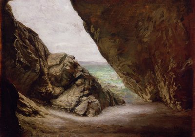 A caverna em Tintagel, 1903 de Edward John Poynter
