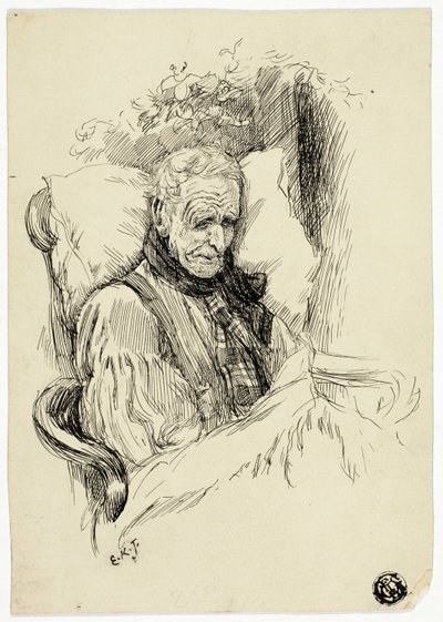 Velho moribundo de Edward Killingworth Johnson