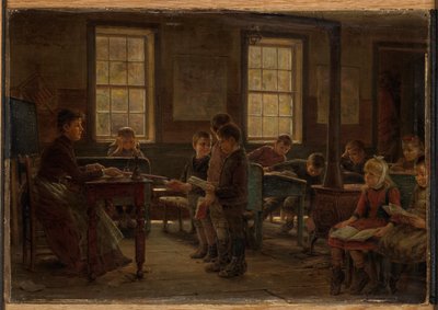 Uma escola de campo de Edward Lamson Henry