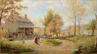 Um dia de outubro de Edward Lamson Henry