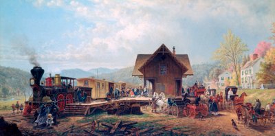 A acomodação 9:45, 1867 de Edward Lamson Henry