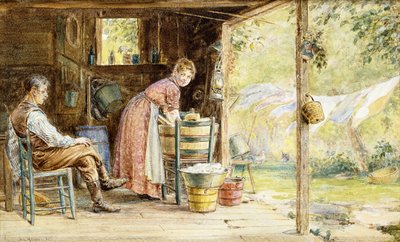 Dia da Lavagem, 1890 de Edward Lamson Henry