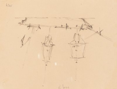 Um veleiro [verso], 18391845. de Edward Lear
