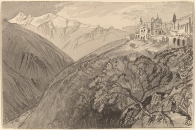 A Town on a Hilltop (Santuário de Lampedusa) de Edward Lear