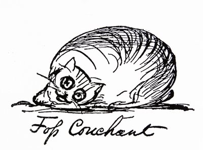 Uma personagem de gato (desenho) de Edward Lear