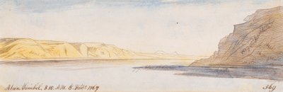 Abou Simbel; 8h10, 8 de fevereiro de 1867 (369) de Edward Lear