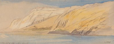 Abu Simbel, 13:00 h, 9 de fevereiro de 1867 (384) de Edward Lear