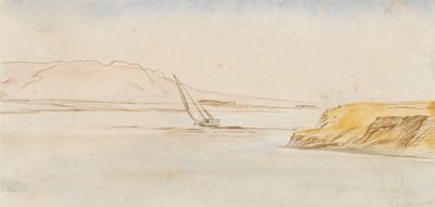 Barco no Nilo de Edward Lear