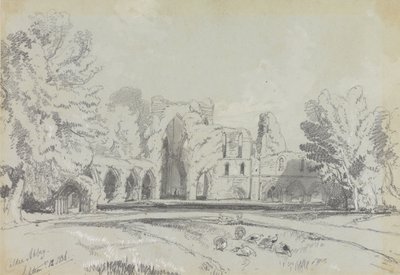 Calder Abbey, 12 de setembro de 1836. de Edward Lear
