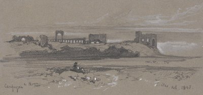 Campo de Roma de Edward Lear