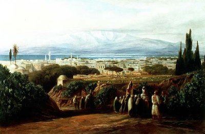 Cidade com cemitério de Edward Lear