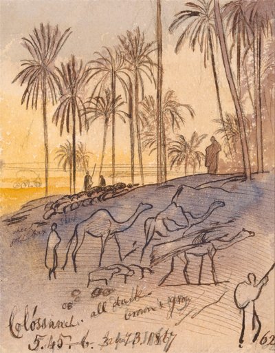Colósaneh, 5:45 - 18:00, 3 de janeiro de 1867 (62) de Edward Lear