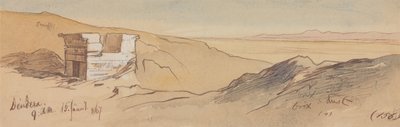 Dendera, 9:00 horas, 15 de janeiro de 1867 (156) de Edward Lear