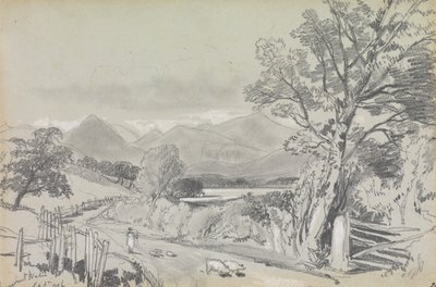Derwentwater, setembro de 1836 de Edward Lear
