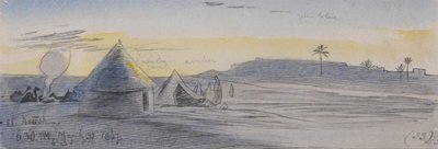 El Areesh, 18:30h, 31 de março de 1867 (33) de Edward Lear