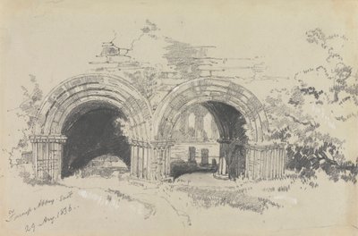 Abadia de Furness East, 29 de Agosto de 1836 de Edward Lear