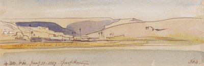 Garf Hosayn; 16h20, 31 de janeiro de 1867 (304) de Edward Lear