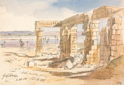 Gerf Hoseyn, 14:30h, 15 de fevereiro de 1867 (484) de Edward Lear