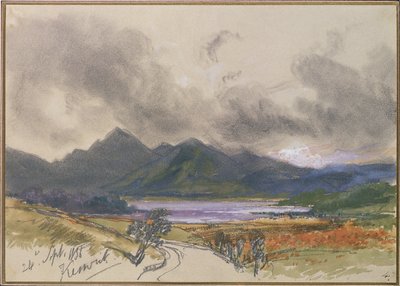 Keswick, 24 de setembro de 1836 (lápis e wc com branco sobre papel) de Edward Lear