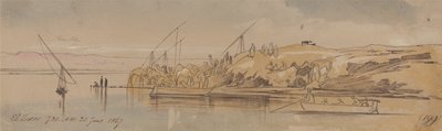Luxor, 7h30, 20 de janeiro de 1867 (199) de Edward Lear