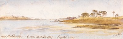 Perto de Maharraka, 6:00 p.m., 13 de fevereiro de 1867 (458) de Edward Lear