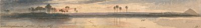 Perto de Mesghouneh de Edward Lear